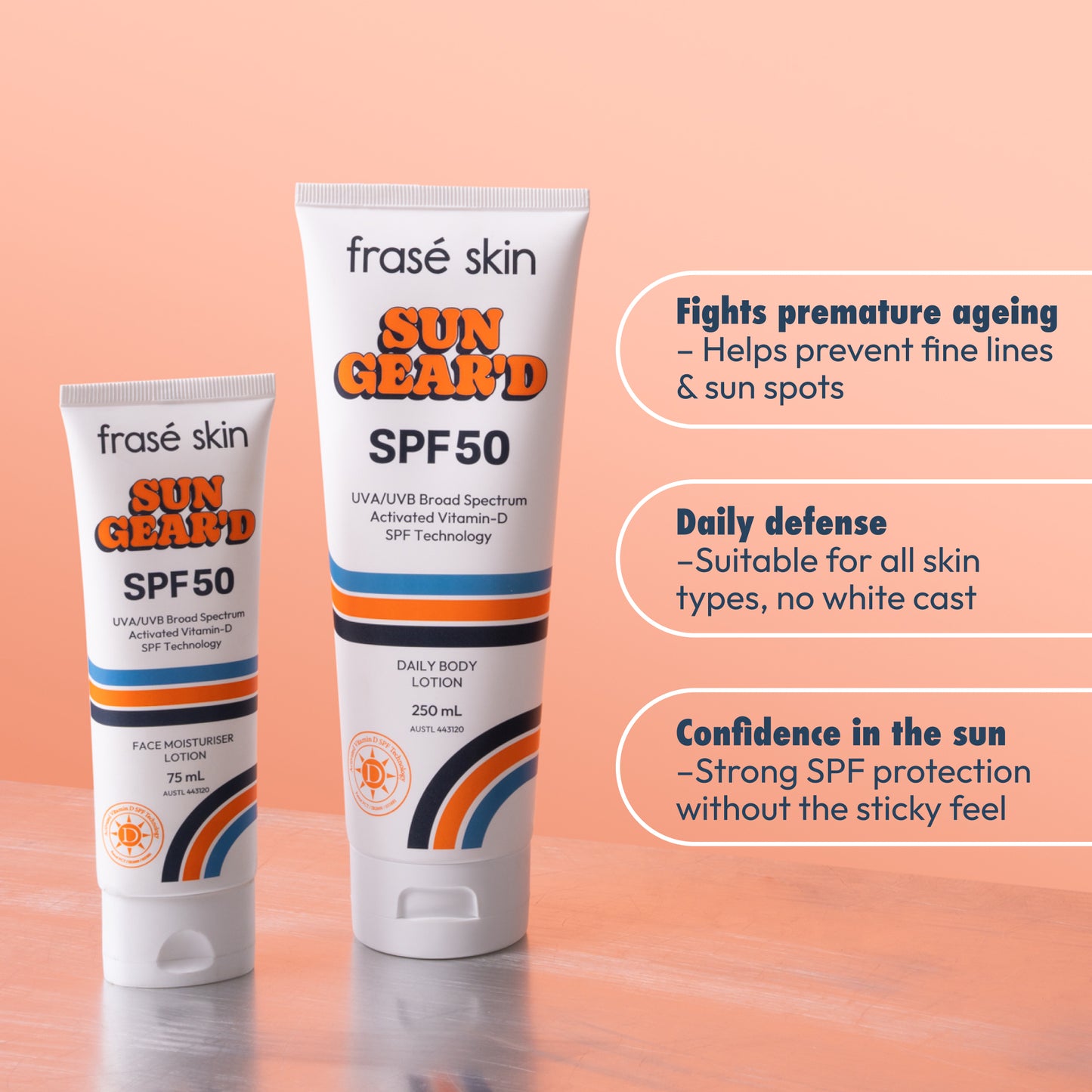 SPF50 250ml Daily Body Lotion