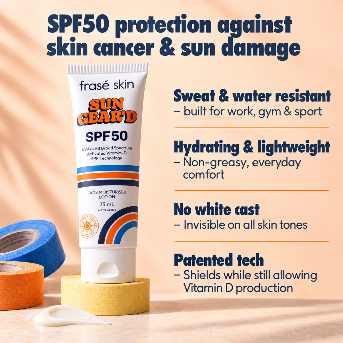 SPF50 Face Moisturiser