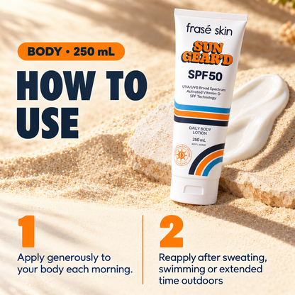 SPF50 250ml Daily Body Lotion