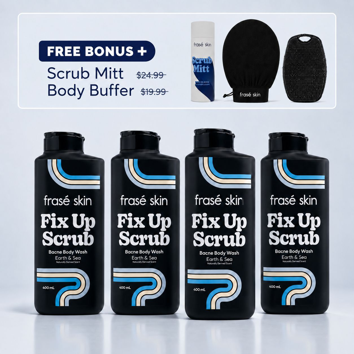 Fix Up Scrub four-bottle pack [pack:4]